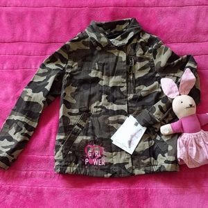 3T Girls Army Camo Jacket Coat cool kids fashion